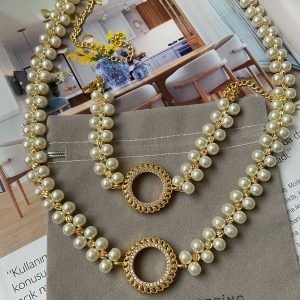 Çeyrek Altın Uyumlu Cam İnci Örme Set - Görsel 4